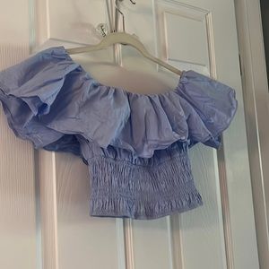Ruffle crop top